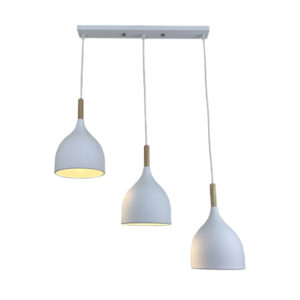 โคมไฟห้อย 3หัว สีขาว รุ่น 7709/3S WOOD