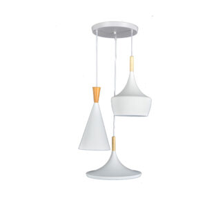 โคมไฟห้อย 3in1 3 หัว 3 รูปแบบ สีขาว รุ่น7720