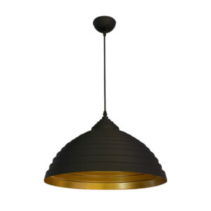 โคมไฟห้อย สีดำด้านในสีทองรุ่น 7834