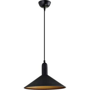 โคมไฟห้อย สีดำด้านในสีทอง รุ่น870