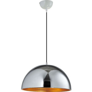 โคมไฟห้อย 2 ชั้น สีเงิน ด้านในสีทอง รุ่น 904