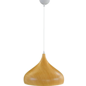 โคมไฟห้อย สีลายไม้ รุ่น911