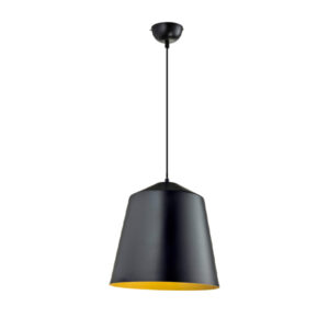 โคมไฟห้อย สีดำ ด้านในสีทอง รุ่น947/330