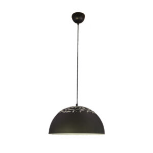 โคมไฟห้อย ลายฉลุ สีดำ ด้านในสีขาว รุ่น 956